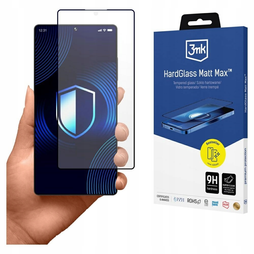 Tvrzené sklo 3MK HardGlass Matt Max pro Samsung Galaxy S25 Ultra