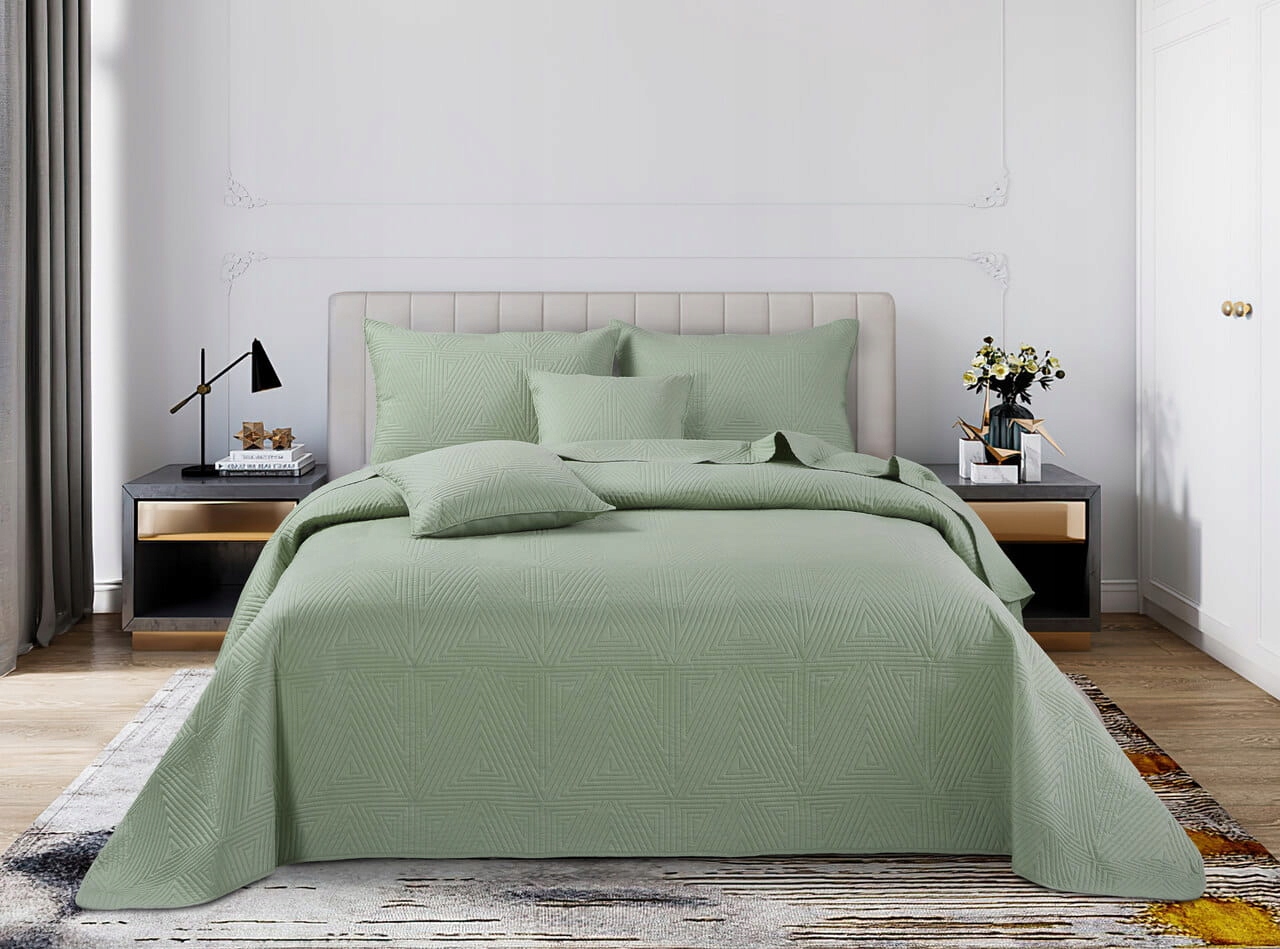 Dekorativní přehoz Trio 240x220 prošívaný šalvějový