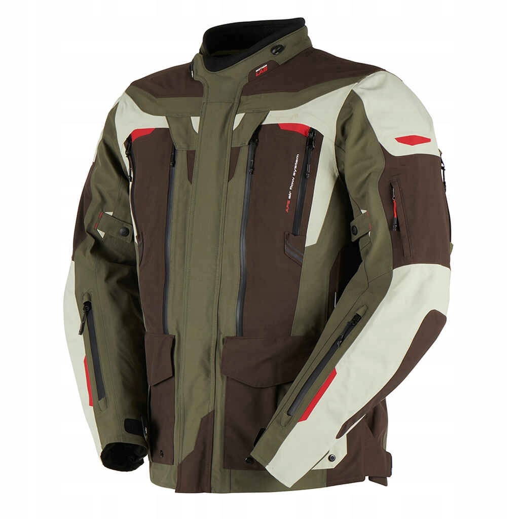 Furygan Voyager 3C Coffee-Khaki textilná pánska motocyklová bunda veľ. M