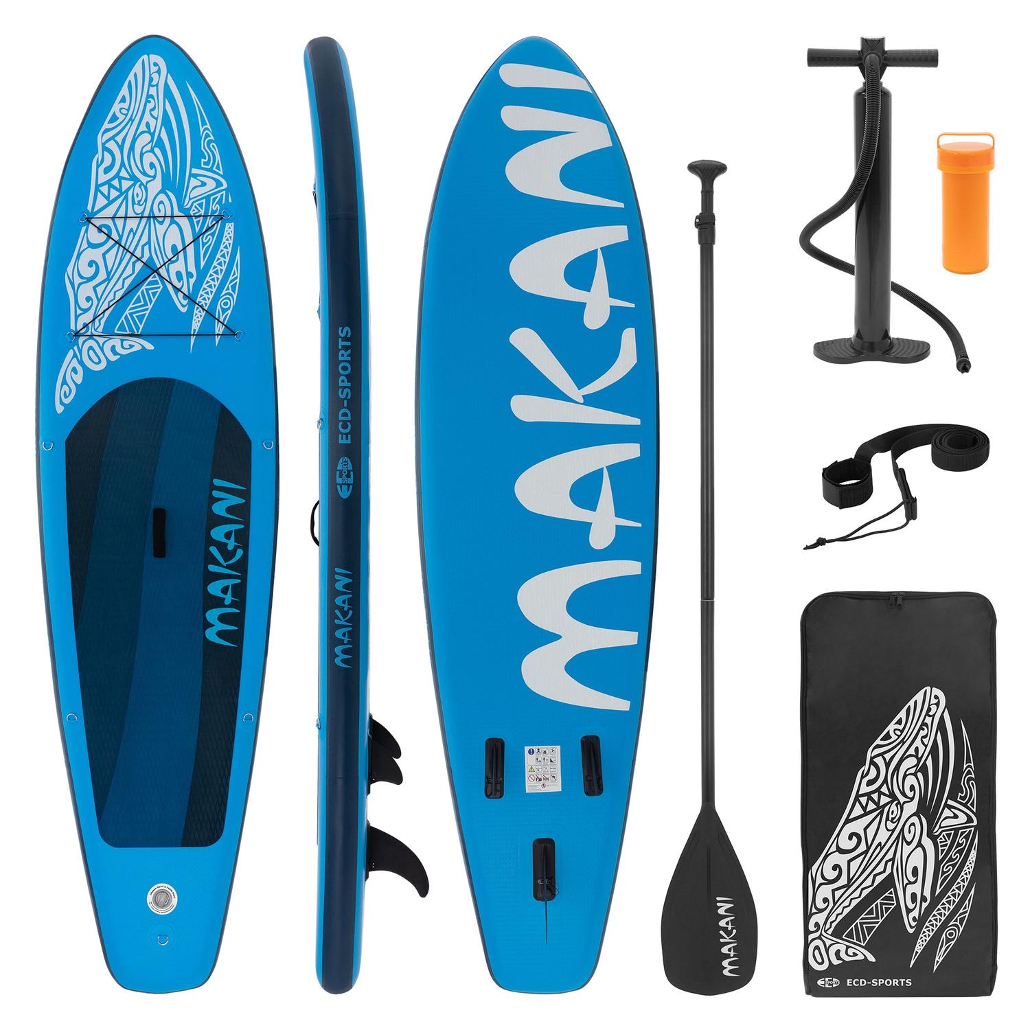 Stand Up Paddle Surfboard Blue Makani