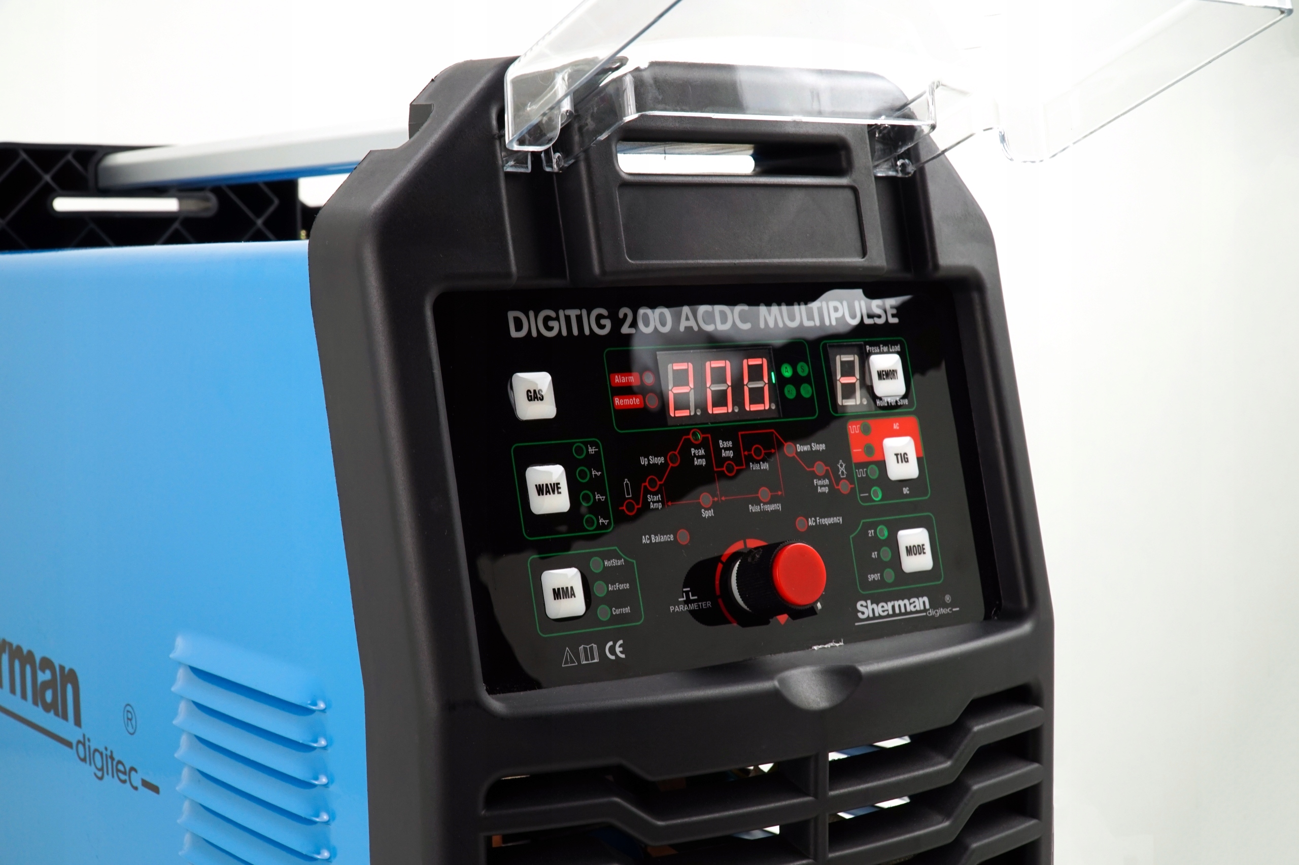 Spawarka inwertorowa DIGITIG 200 AC/DC MultiPulse Marka Sherman