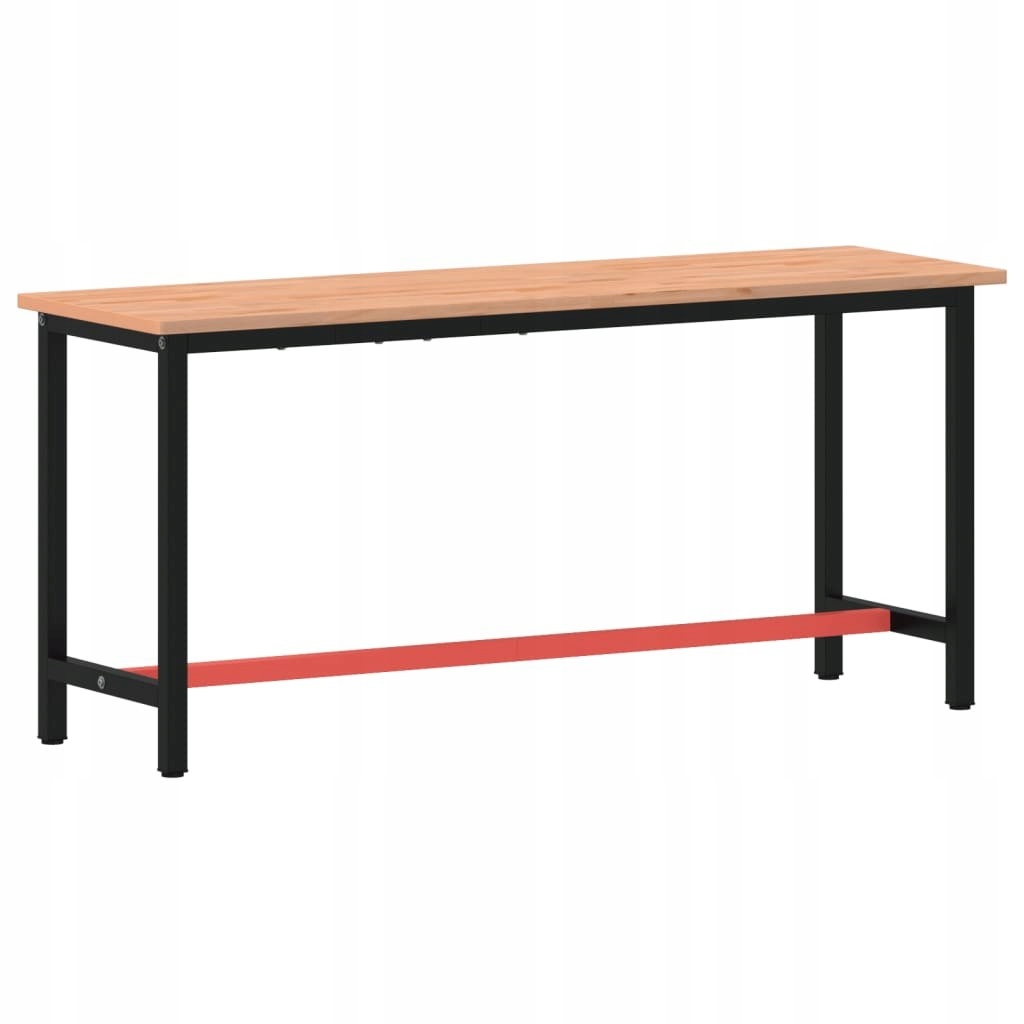 STÓŁ ROBOCZY 180X55X81,5CM DREWNO BUKOWE I METAL Kod producenta 3188906