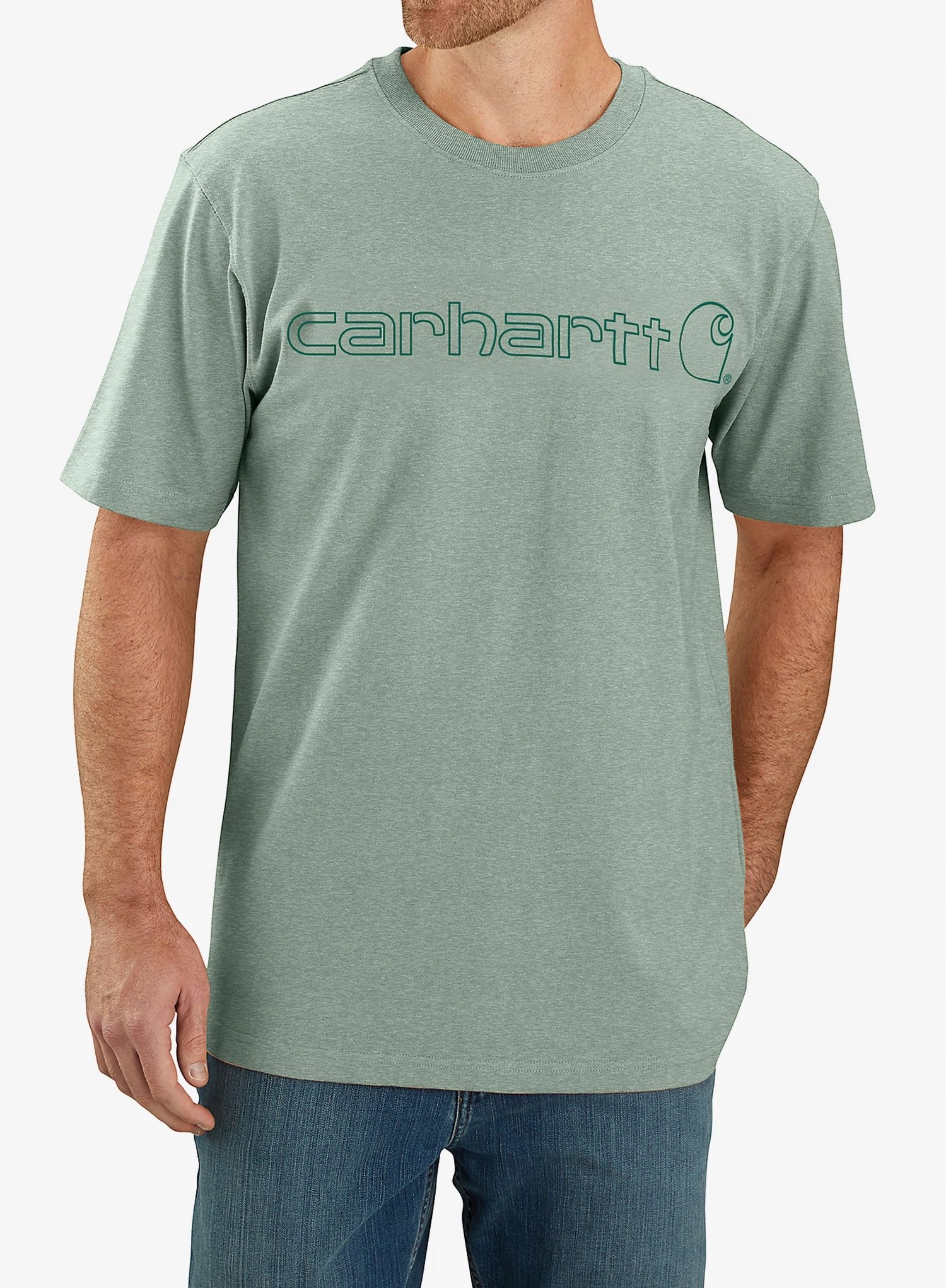 Bavlněné tričko Carhartt Core Logo T-Shirt S/s seabrook S
