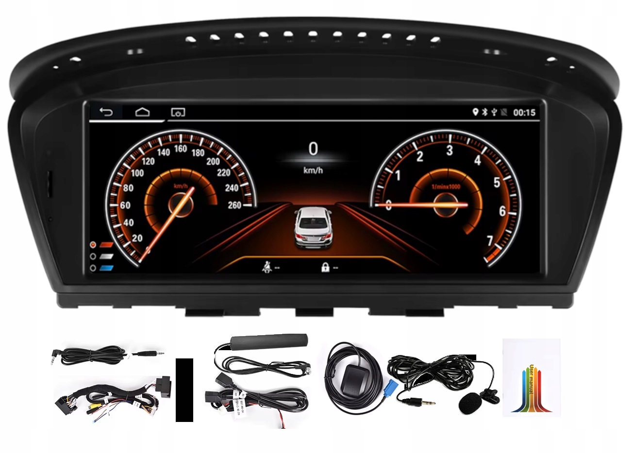Gps Rádio Android Bmw E90 E91 E92 E60 E61 E62 E64 Carplay Wifi Sim 4/64GB