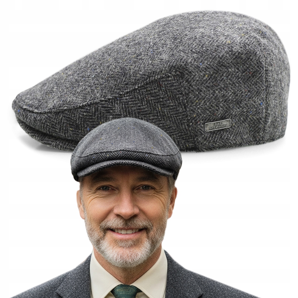 Pánská zimní zateplená čepice Čepice Premium 100% Vlněná Pako Jeans