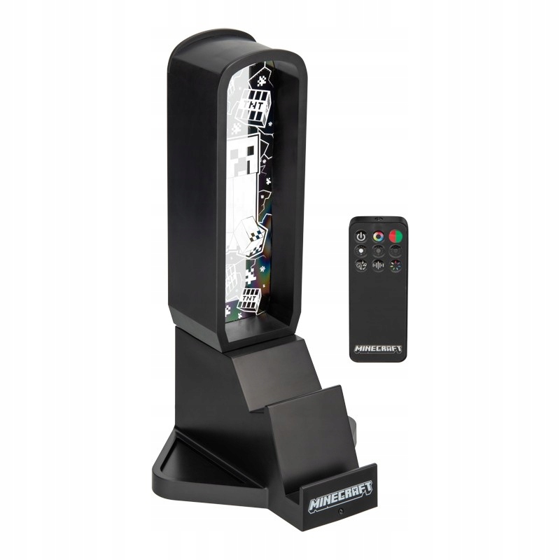 Minecraft držák sluchátek se světlem