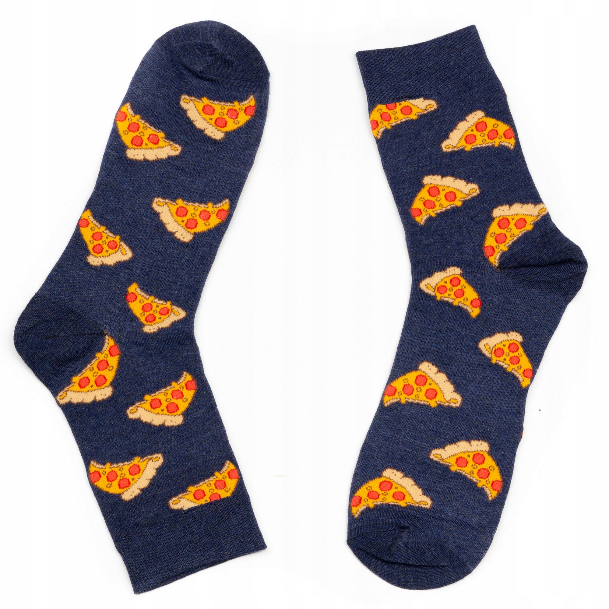 

Skarpety męskie bawełniane Pizza granat 39-42
