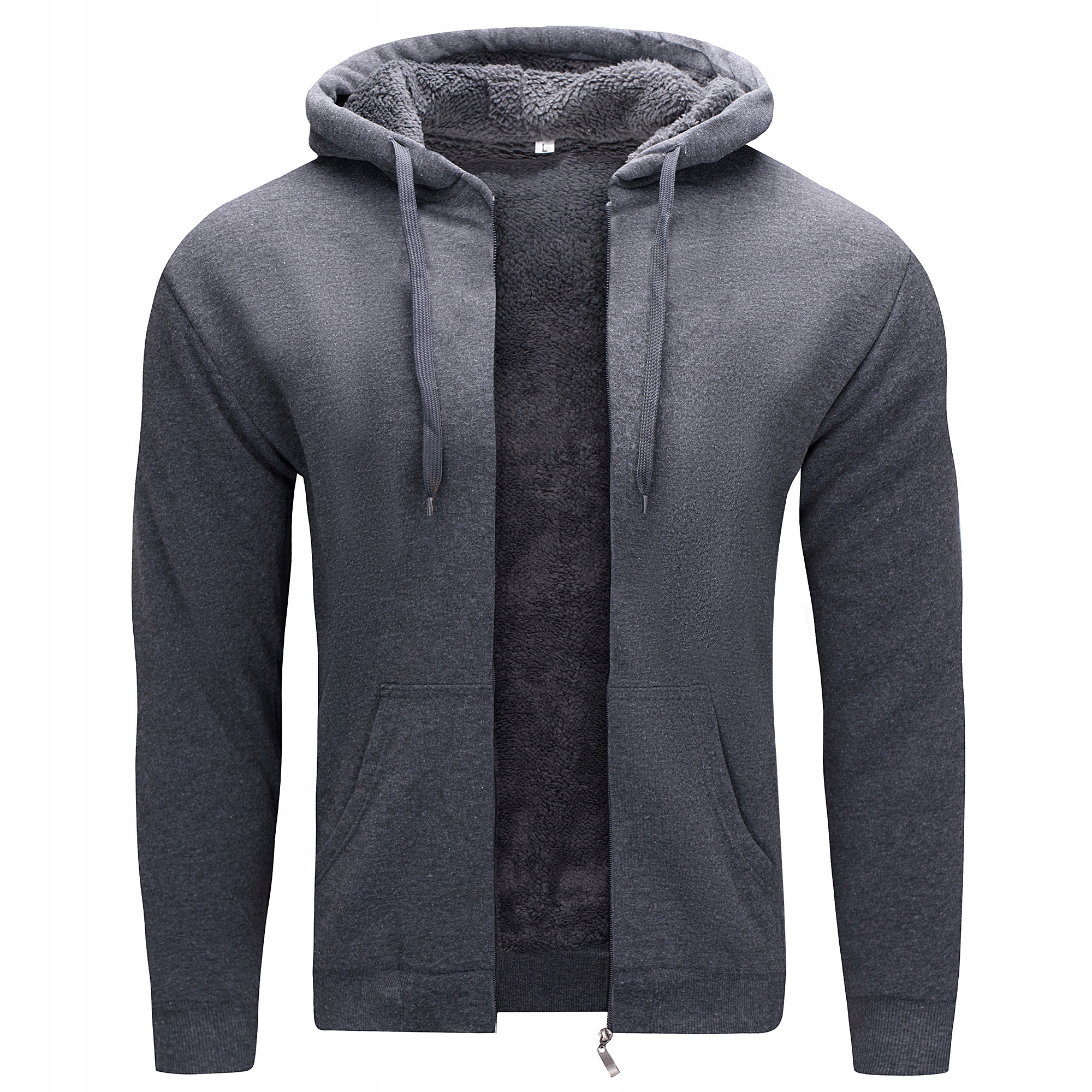 R2305 vel 6XL Pánská Mikina S Mikina S Kapucí Kožešina Premium