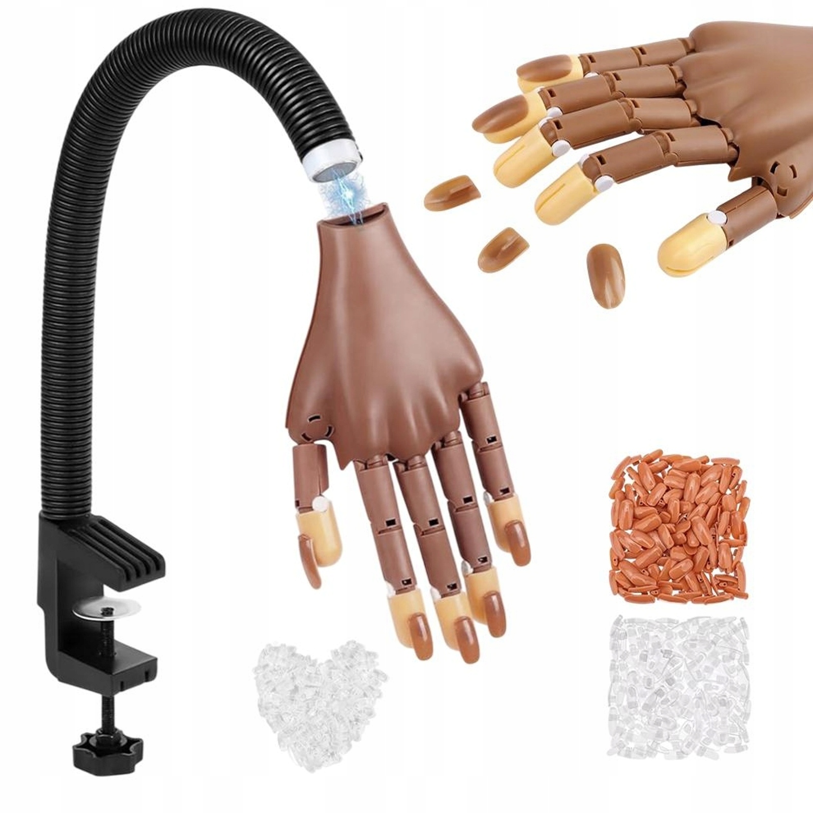 Ruka Pro Cvičení Nehtů, Manikúra, Pružné Prsty Pro Cvičení Gelů