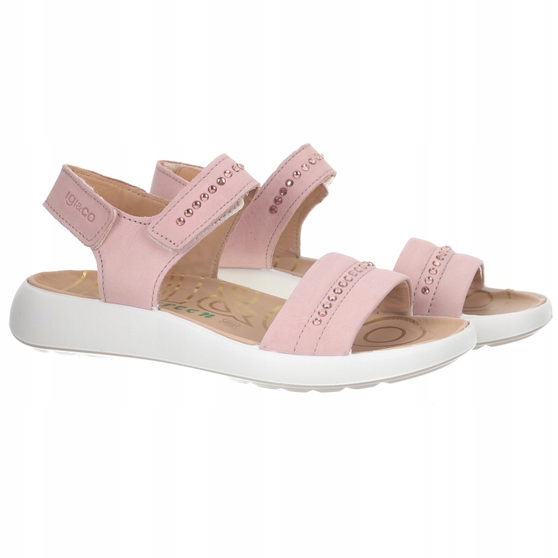 Dámské lehké sandály Igi&Co 5679622 Nabuk Soft/cipria růžová Kůže VEL.35