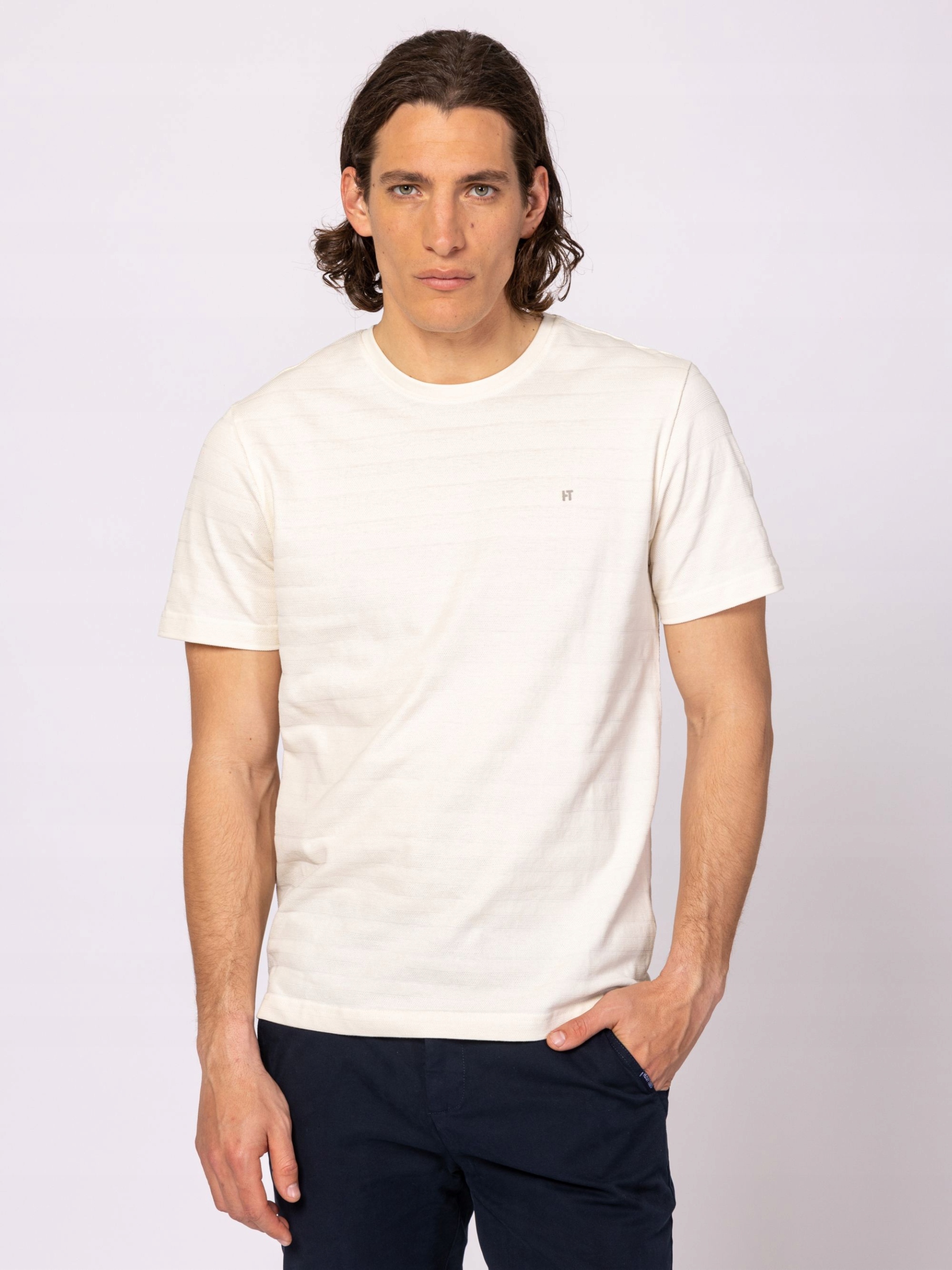 Heavy Tools Pánské Tričko Bavlněné Tričko Mokka Krémová Velikost L