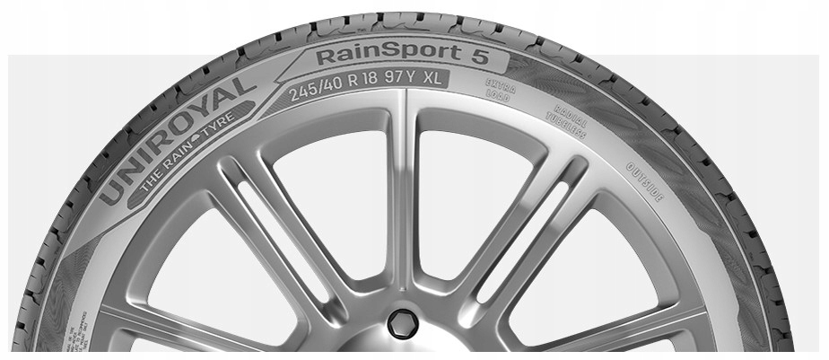 2x UNIROYAL 235/55R18 100H RainSport 5 FR letnie Poziom hałasu zewnętrznego B