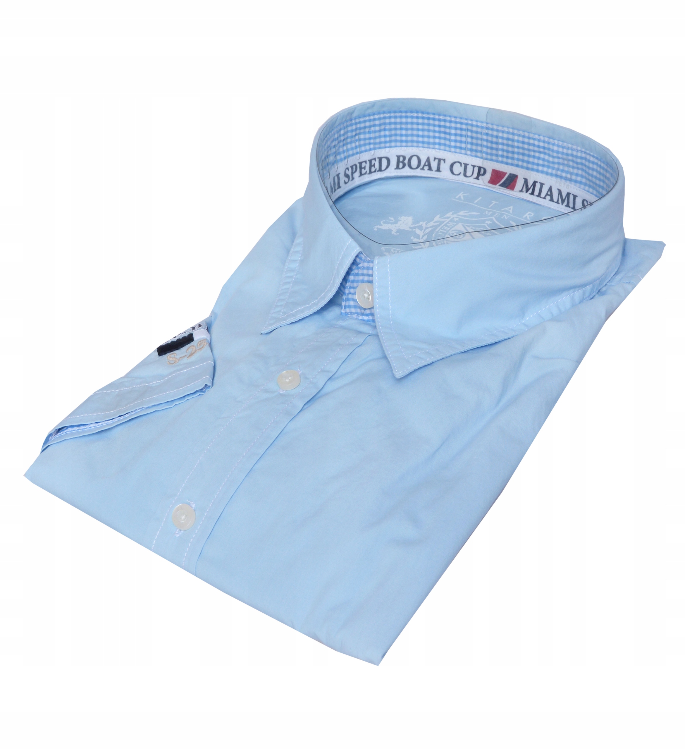 

Duża Koszula Kitaro (gładka błękitna) 6XL