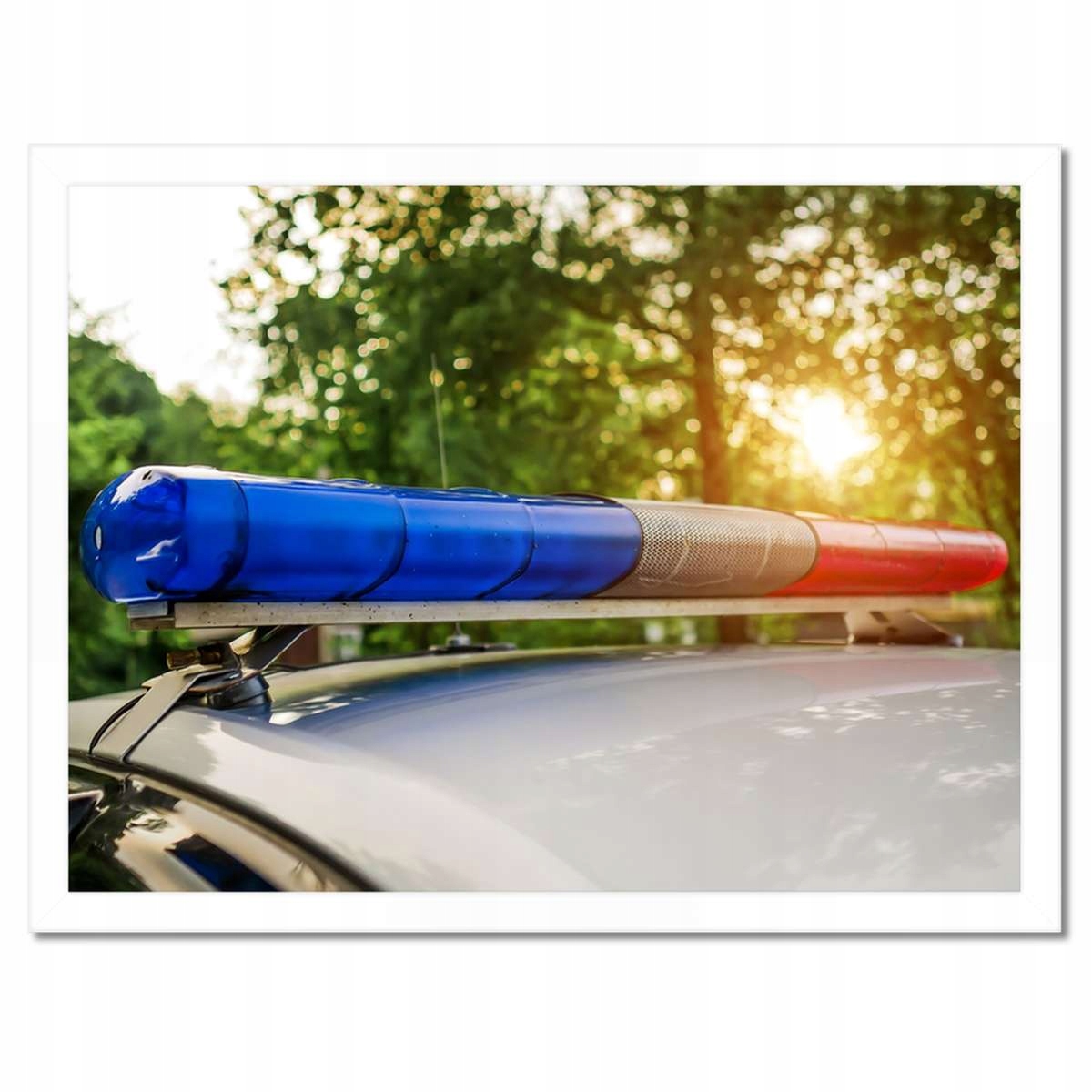 Plakáty v rámu 40x30 Policejní auto