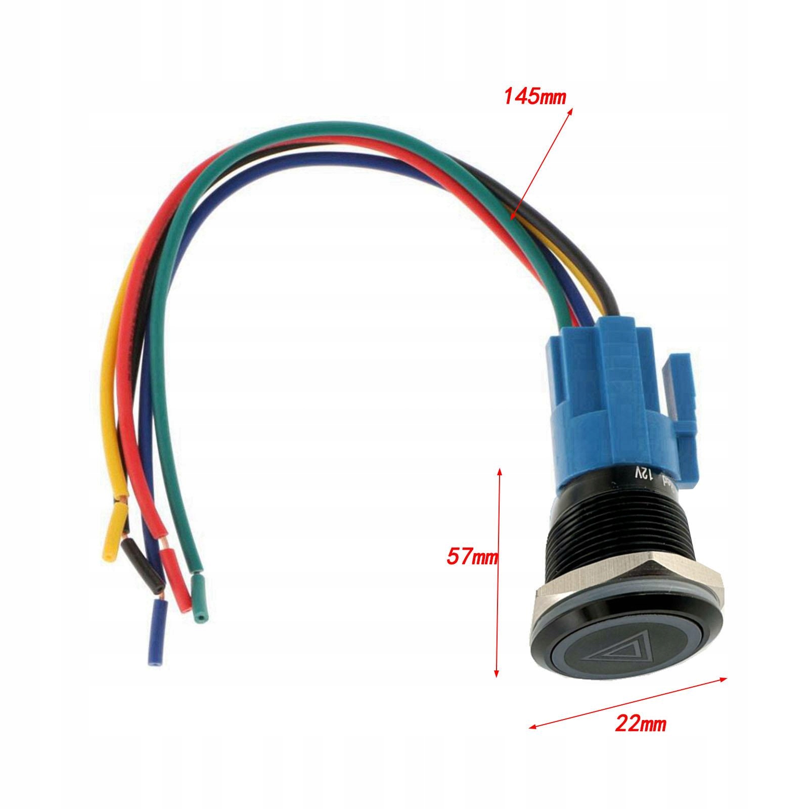 Przycisk włącznika świateł awaryjnych, przycisk włącznika podwójnego Producent Inna