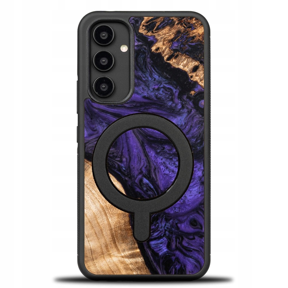 Pouzdro Bewood Unique pro Samsung Galaxy A54 5G Violet s MagSafe