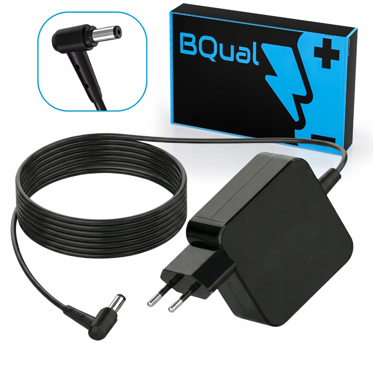 Адаптер питания зарядное устройство BQual PRO для ноутбуков Asus 19V 2.37 A 45W 4. 0x1.35mm