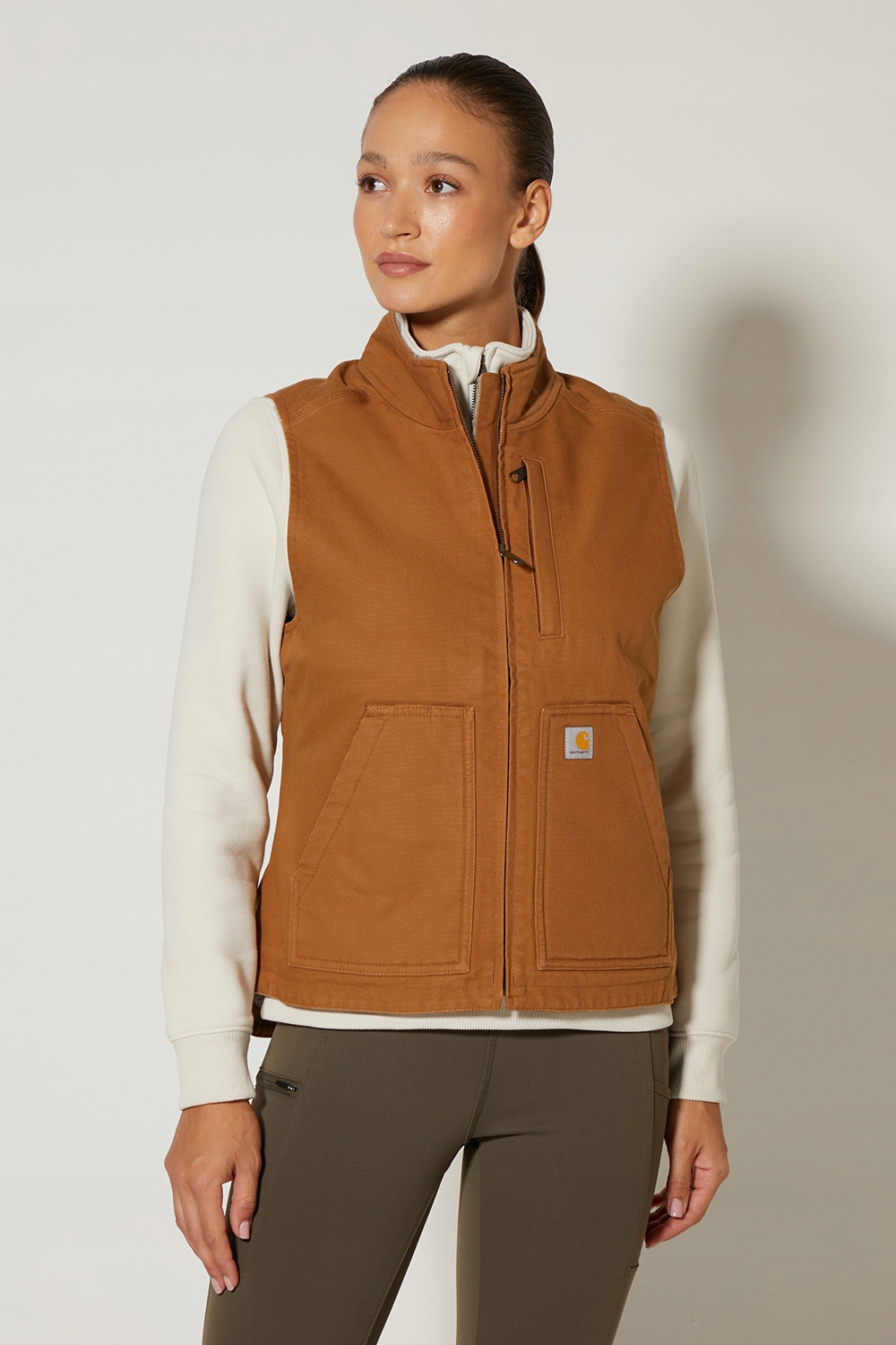 Dámská vesta Carhartt Sherpa Mock Neck