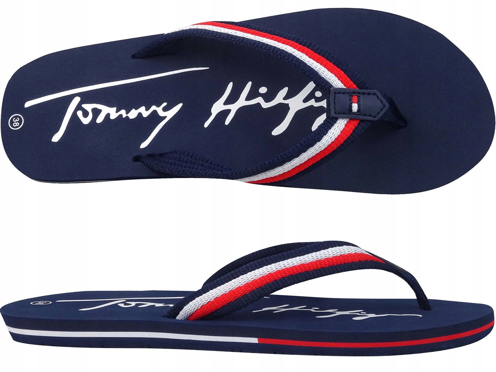 

Tommy Hilfiger Flip Flop Japonki Klapki Plaża
