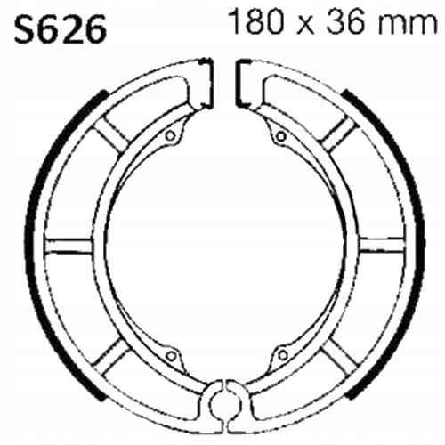 HAM.SZCZEKI /MOTOCYKL/ SACHS/HERCULES Szczęki hamulcowe EBC S626 Producent EBC