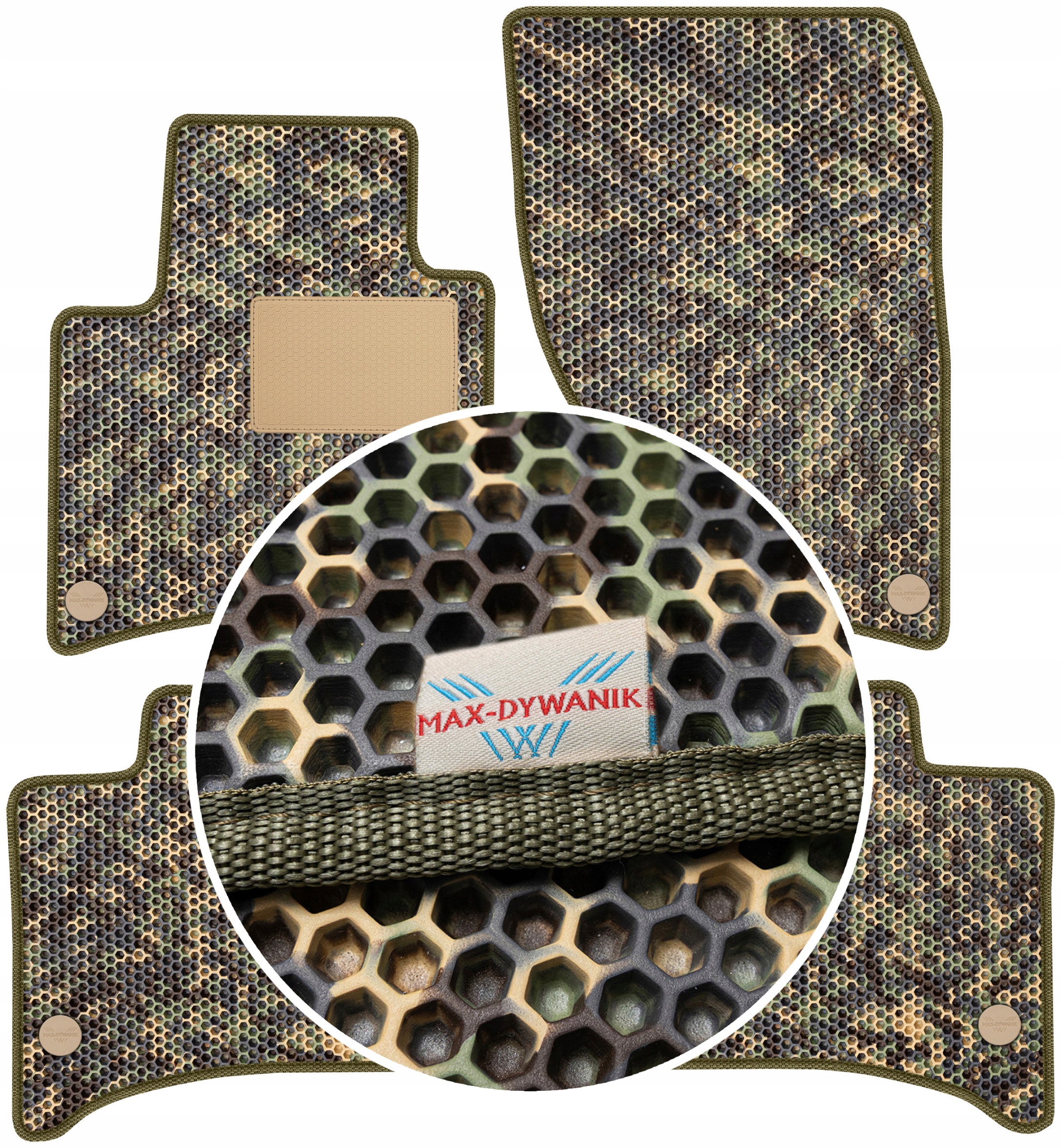 Porsche Cayenne II 2010-2017 Gumové rohože do auta Eva Moro