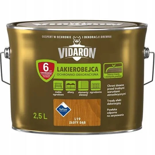 

Vidaron Lakierobejca 2,5l Złoty Dąb L19
