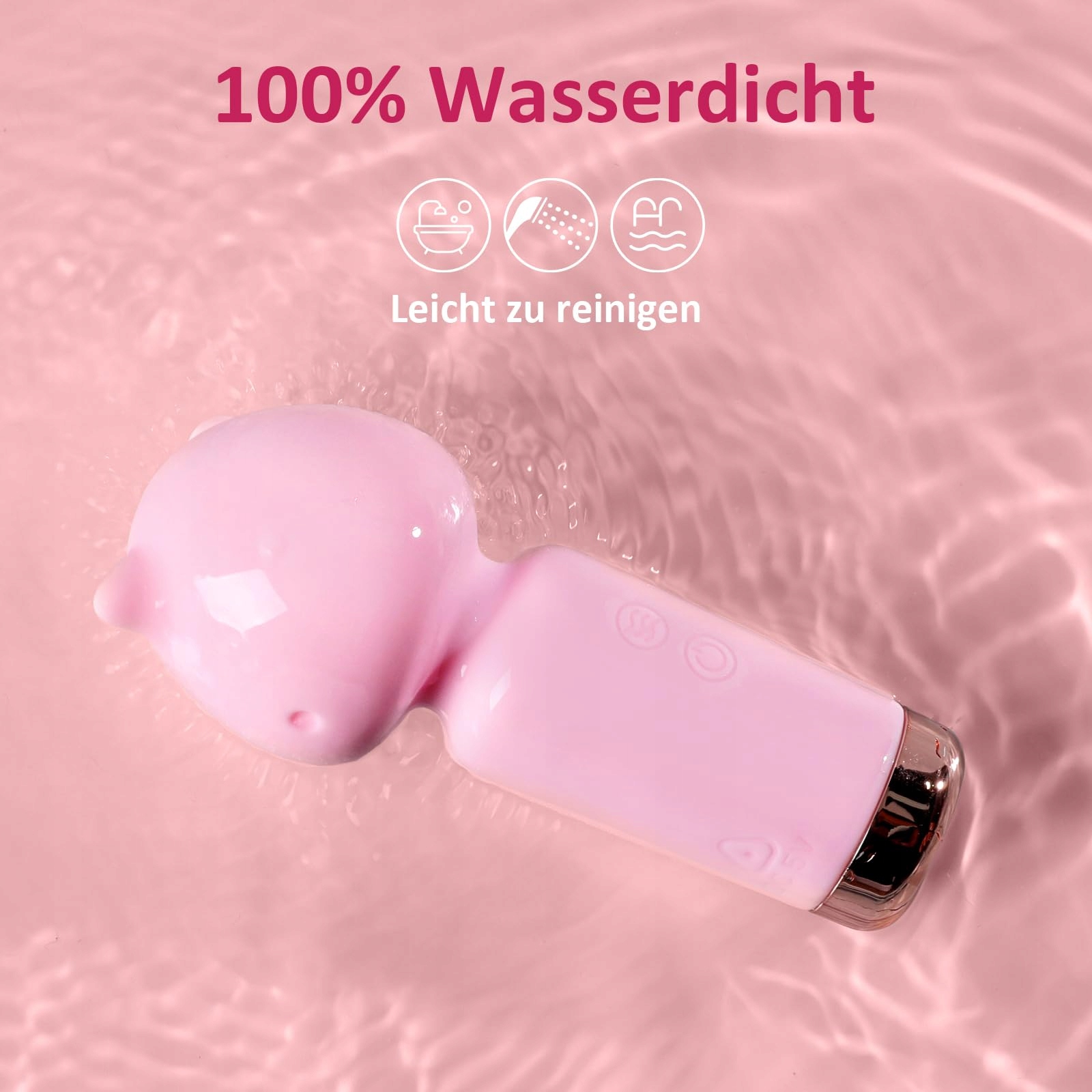 MAGIC WAND Wibrator Dla Kobiet 10 Trybów Masażu Stymulacja Klitorisu — miniatura 6