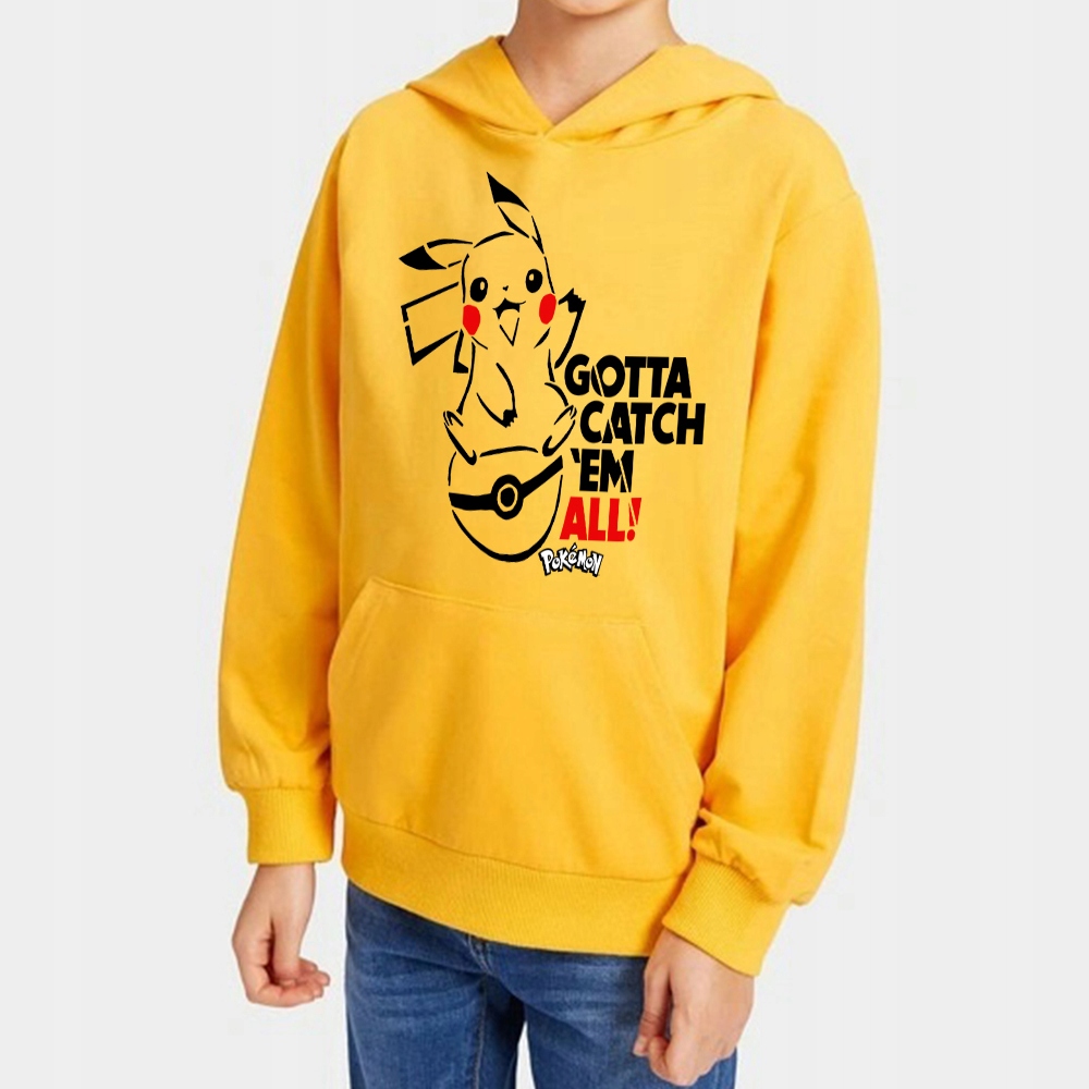 

Dziecięca Bluza Z Kapturem Pokemon Pikachu- 164 cm