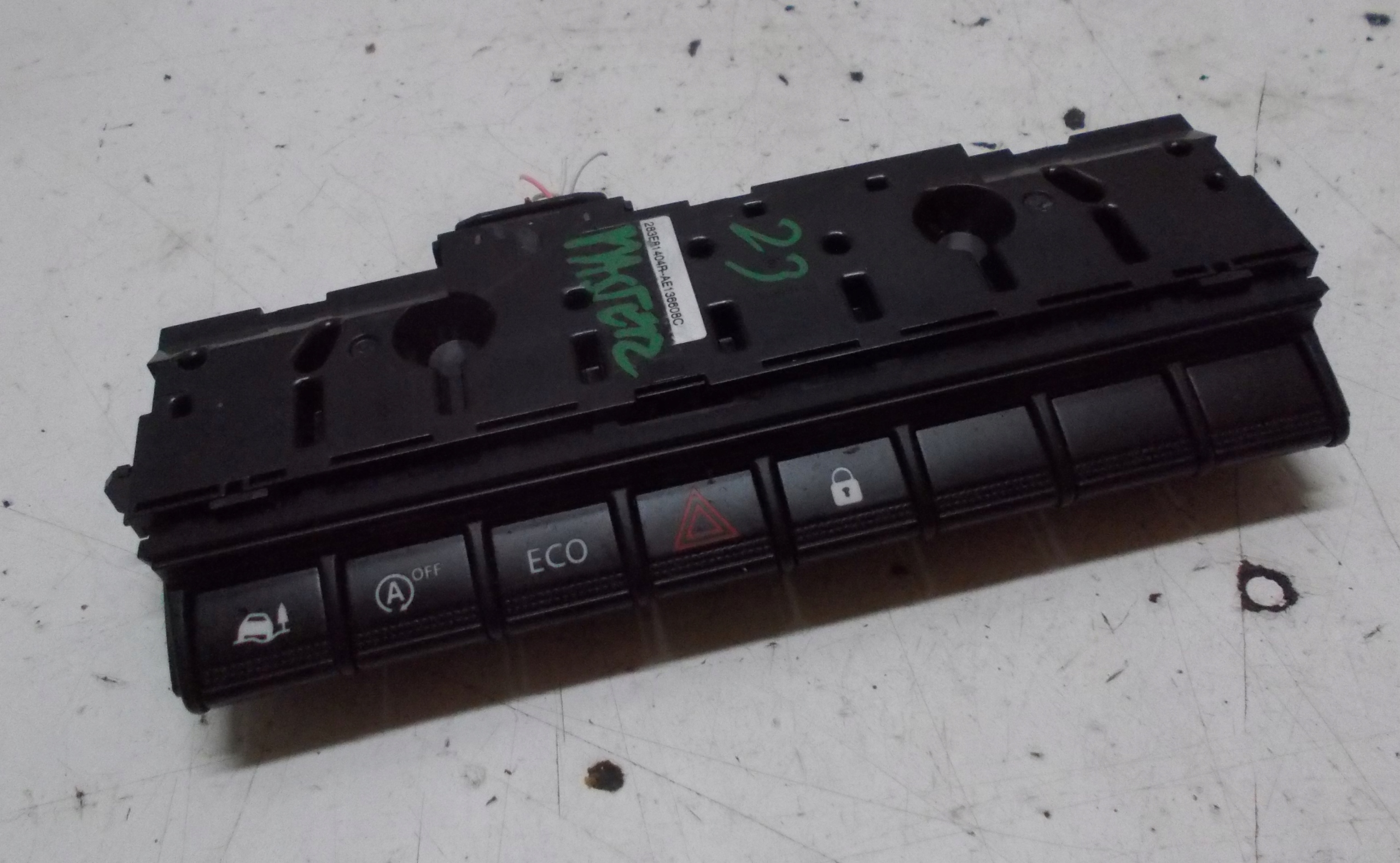 RENAULT MASTER III LIFT control panel switch of the lights of warning lights