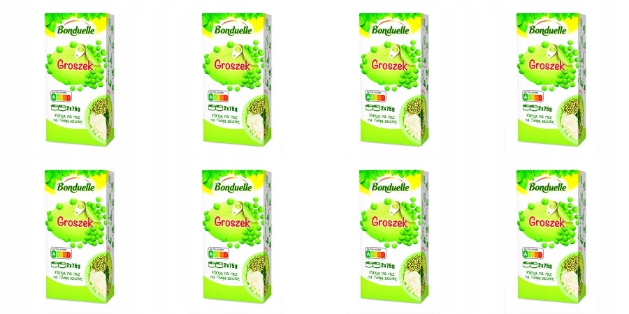 Levně 8 x 150 g Bonduelle Hrášek 2x75 g