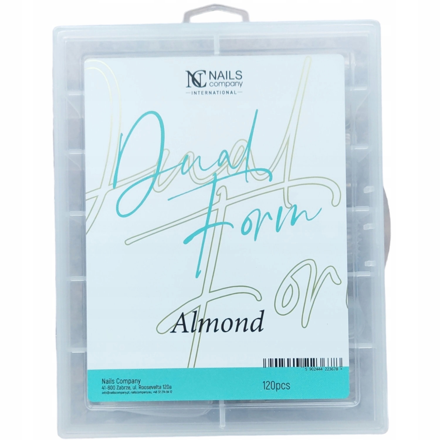 

Nails Company Almond formy do akrylożelu dual 120