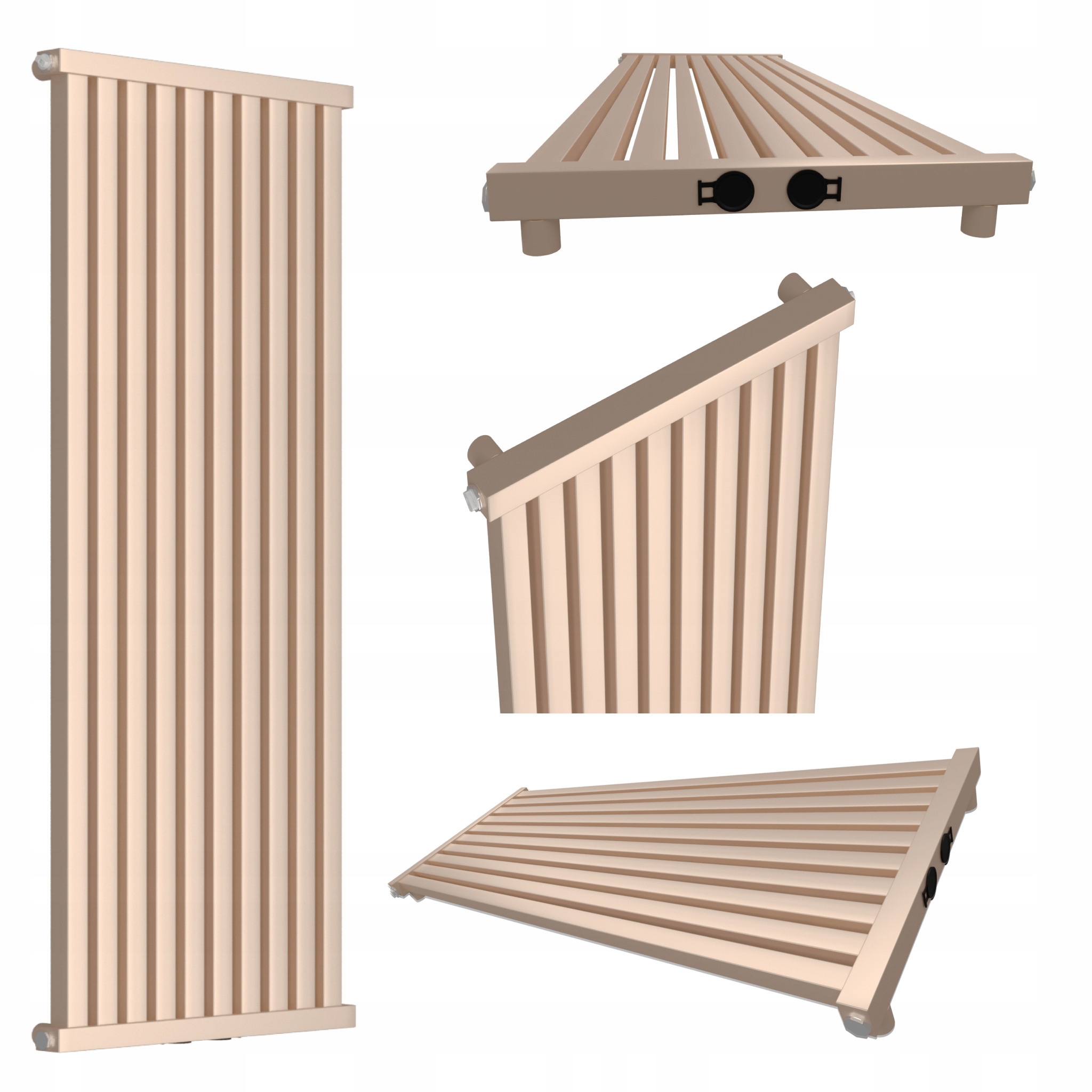 Dekorativní radiátor Radiator 100x46 Zlatý Růžový