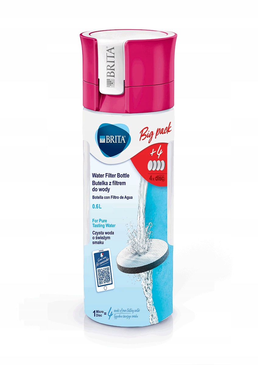 

Butelka filtrująca Brita Vital +4 dyski Microdisc