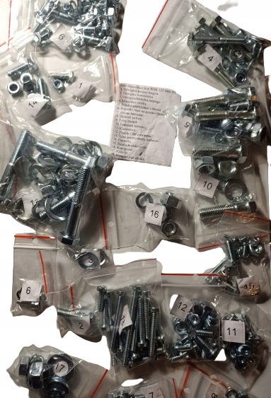 

Śruby Nakrętki Podkładki Nadwozia Wsk M06 B 3 /pl/