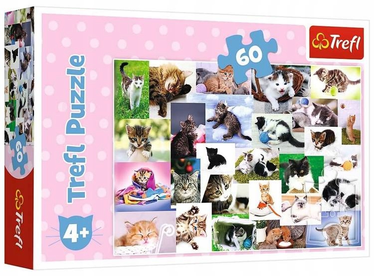 

Trefl Puzzle 60 Elementów Koci Świat 17332