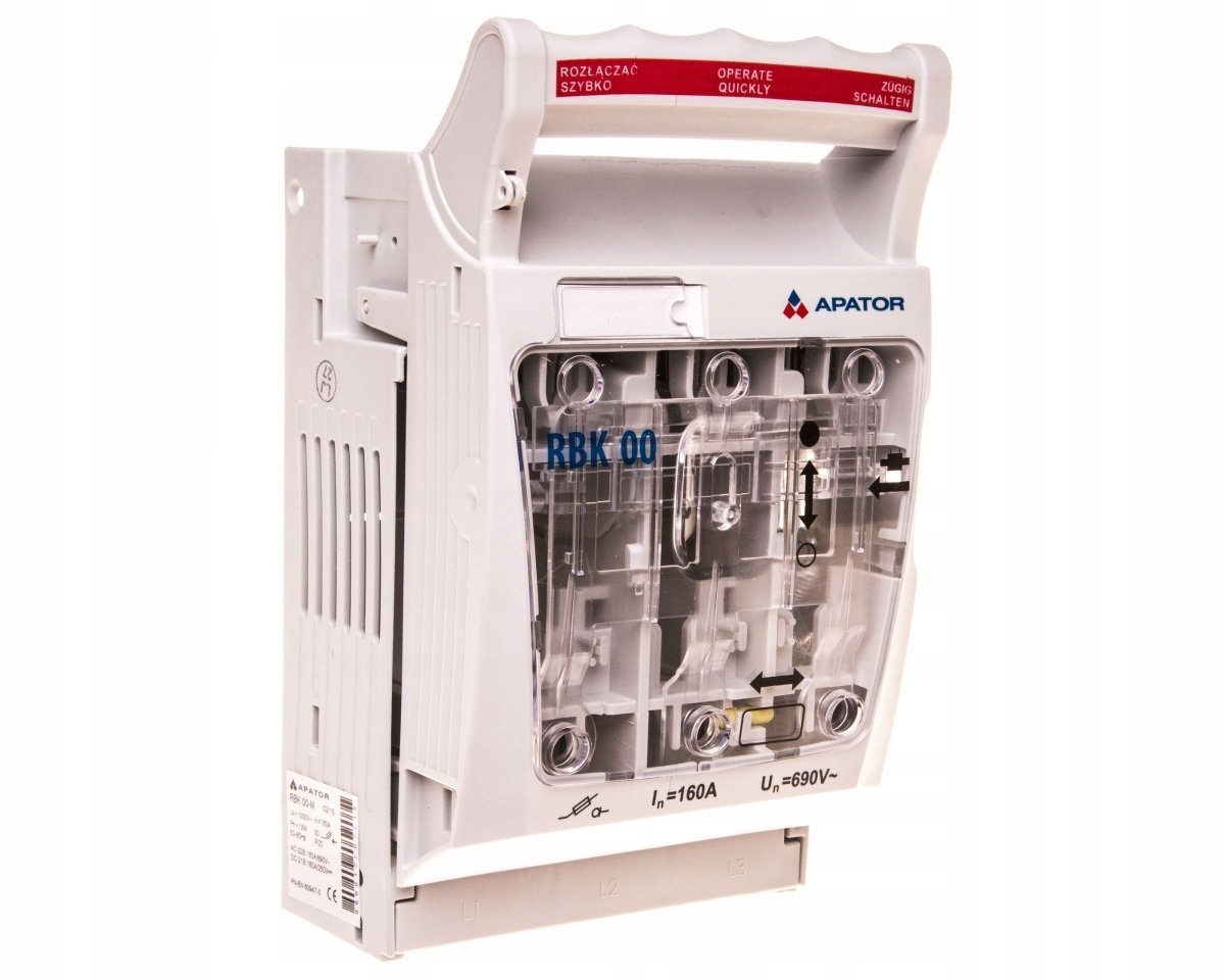Rozłącznik izolacyjny bezpiecznikowy 160A Rbk 00M