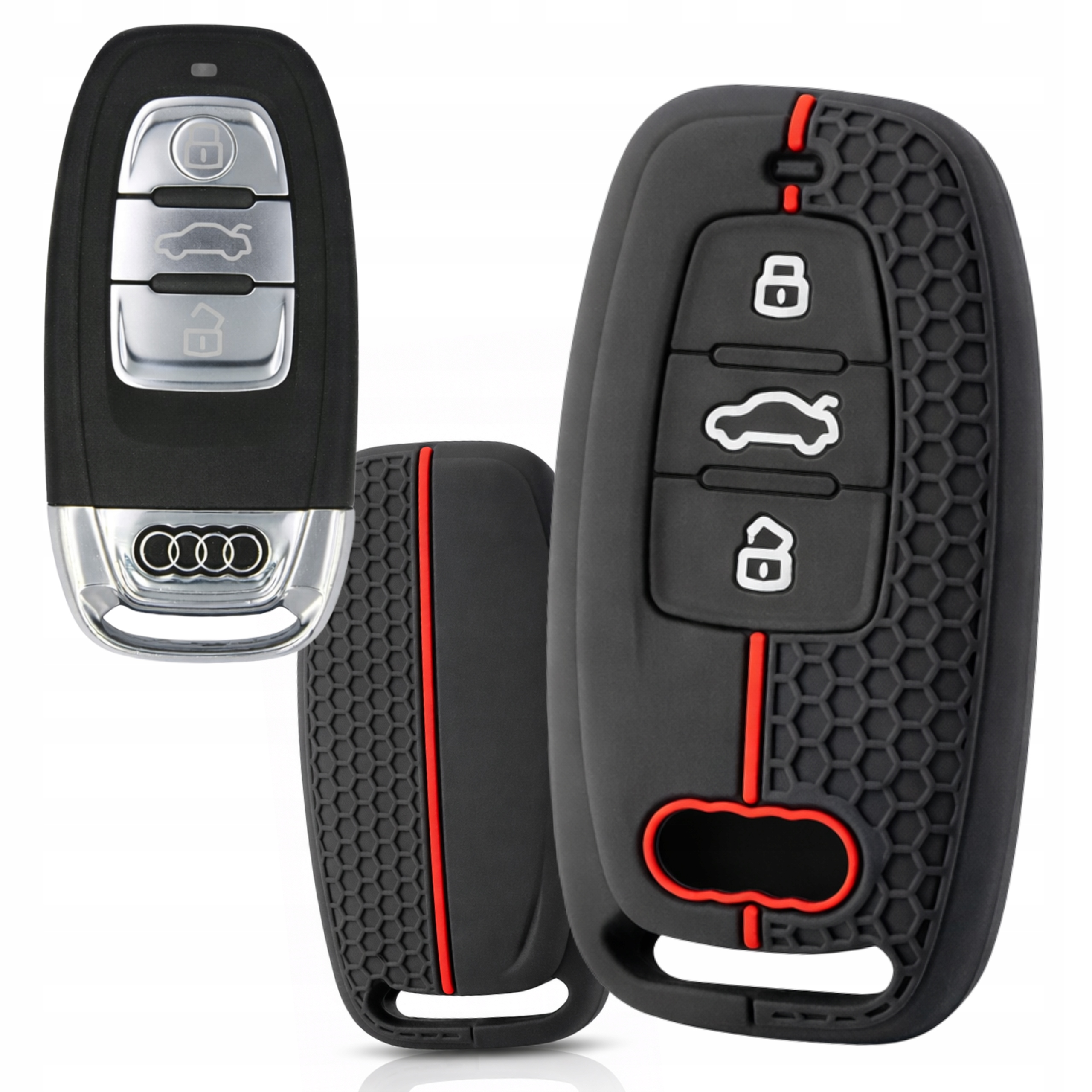 Silikonowe Etui Na Kluczyk Pilot Audi A7 C7 A6 C6 A5 8T Q3 Q3 Q5 Q7