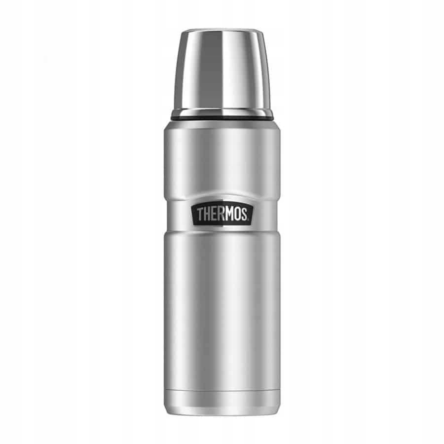 Termoska na nápoje s víčkem Style Thermos 1,2 l Stříbrná