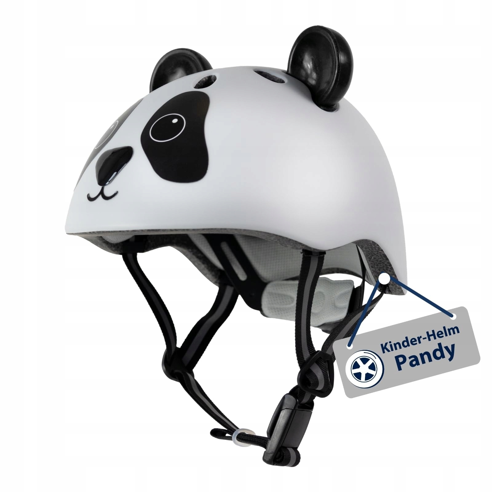 Dětská cyklistická přilba Hudora Kinderhelm Panda Xs 48-52 cm