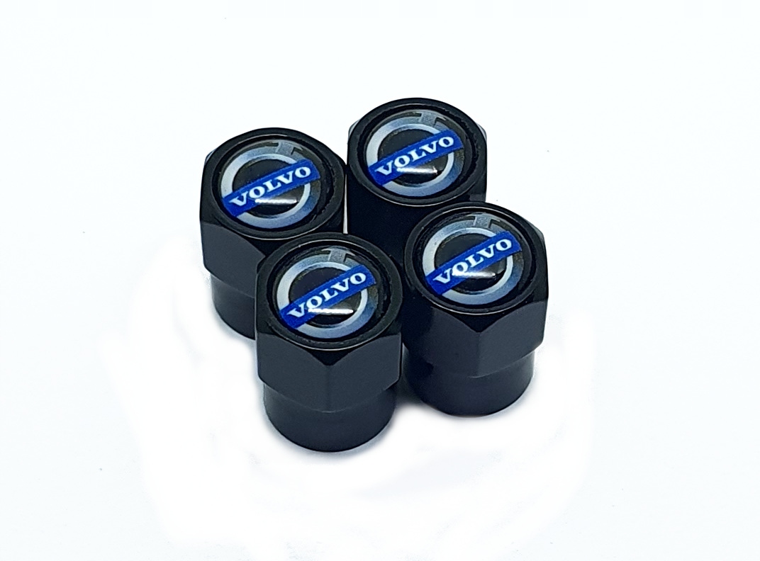 

Nakrętki na wentyle wentylki Volvo black tuning