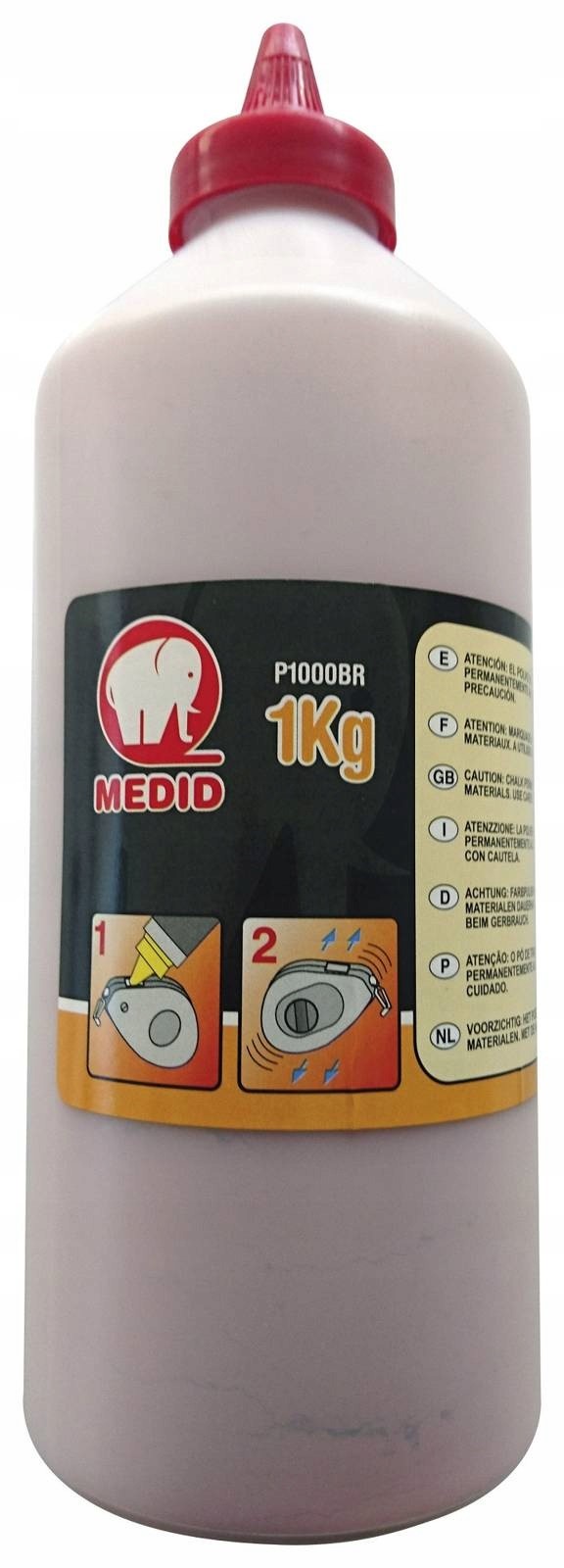 

Solidna Kreda Traserska Czerwona 1KG Medid