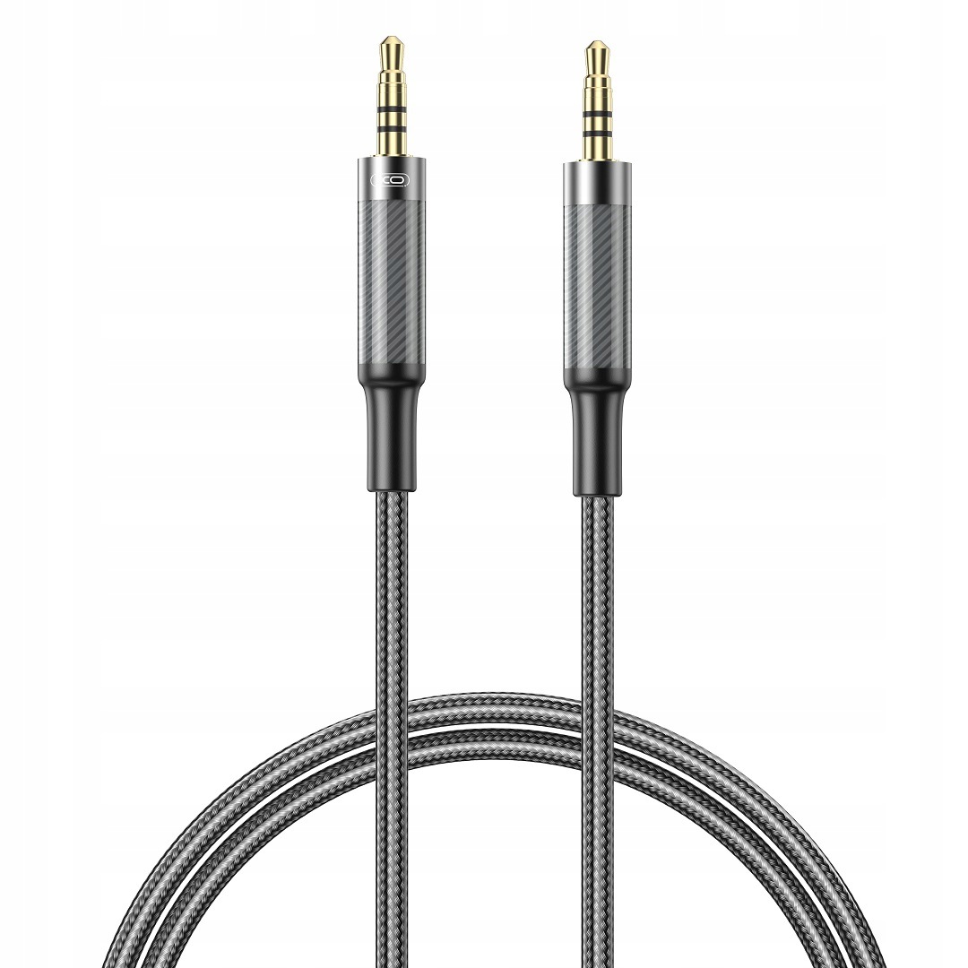 Xo Kabel Przewód Audio Jack 35MM Do Telefon Komputer 1M Czarny NB-R279C