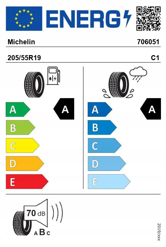 2x MICHELIN E PRIMACY 205/55R19 97 V Rok produkcji 2025