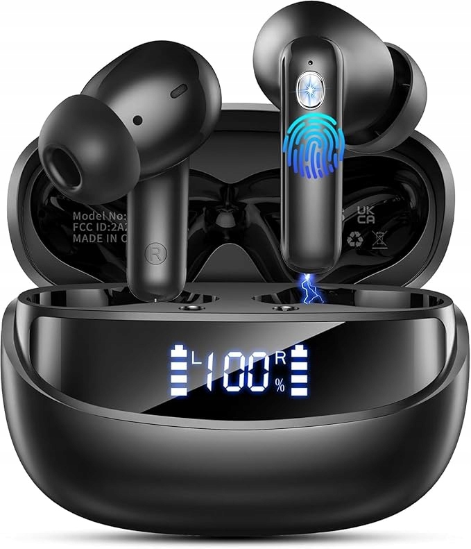 Sluchátka Nerunsai D60, Bluetooth 5.4 vodotěsné, bezdrátová sluchátka