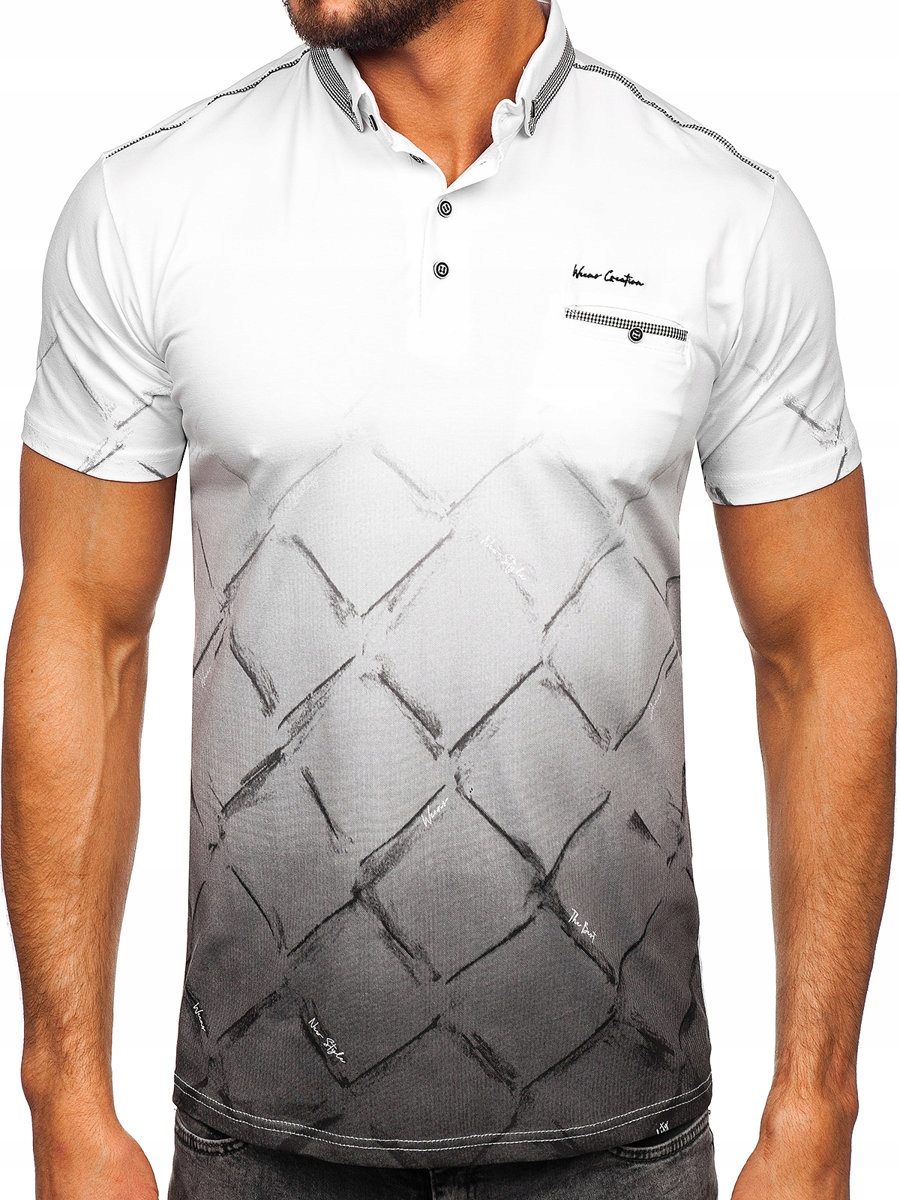 

Koszulka Polo Męska Biała 192650 DENLEY_2XL