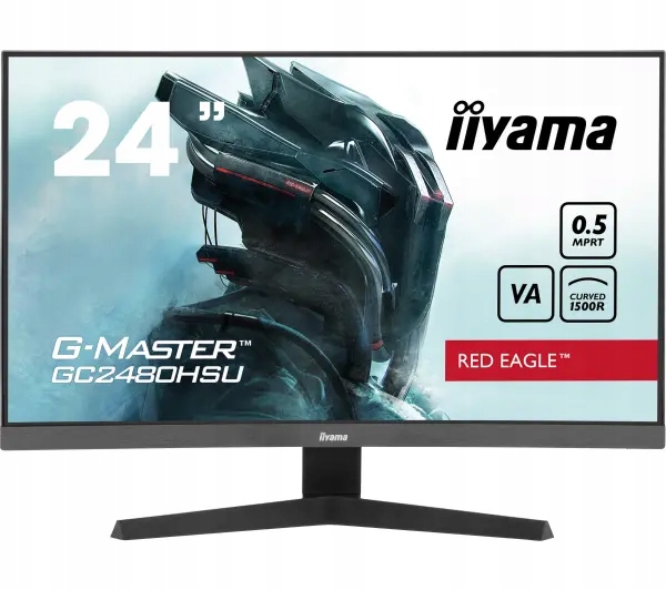 Monitor Led 24" iiyama GMaster GC2480HSUB1 Red Eagle Curved