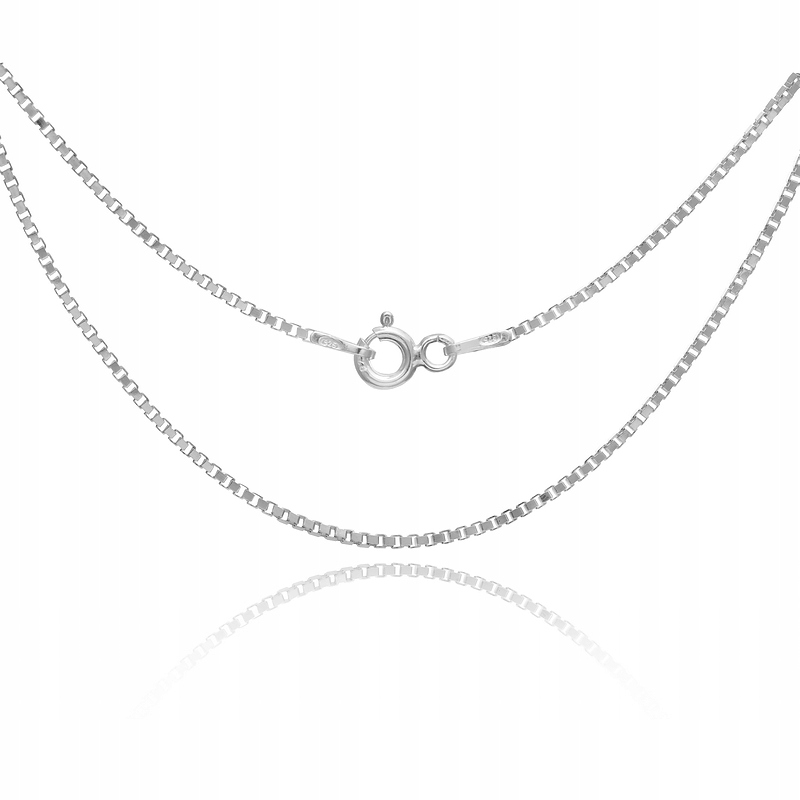 Kostka Stříbrný Řetízek 50 CM Dámský 1,5 MM 925
