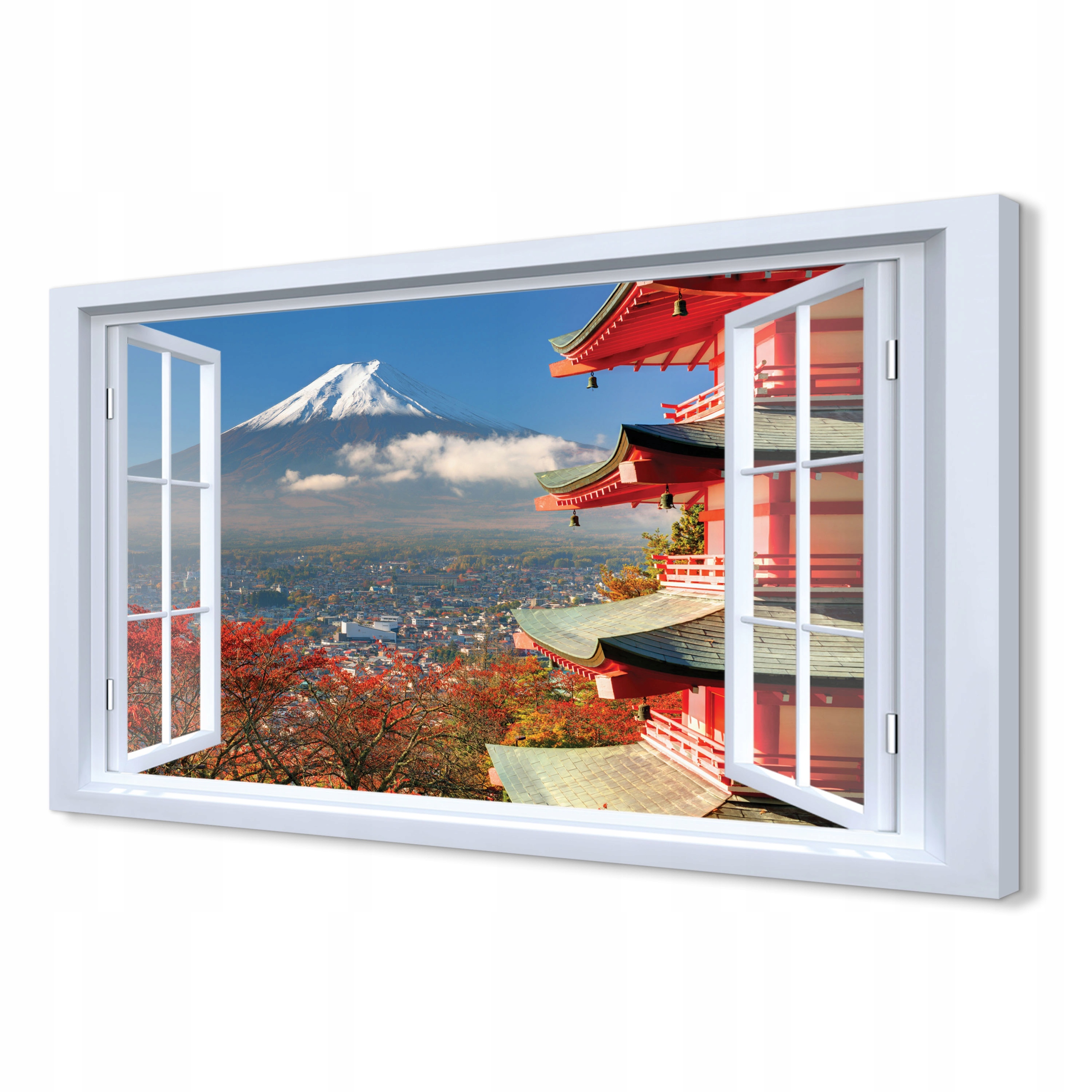 Canvas 3D Fudži Pagoda Japonsko do ložnice 120x80