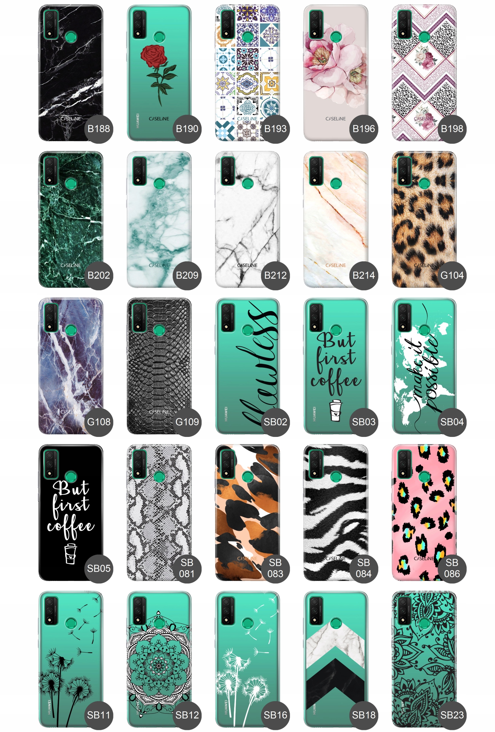 Etui do Huawei P SMART 2020 case guma wzory