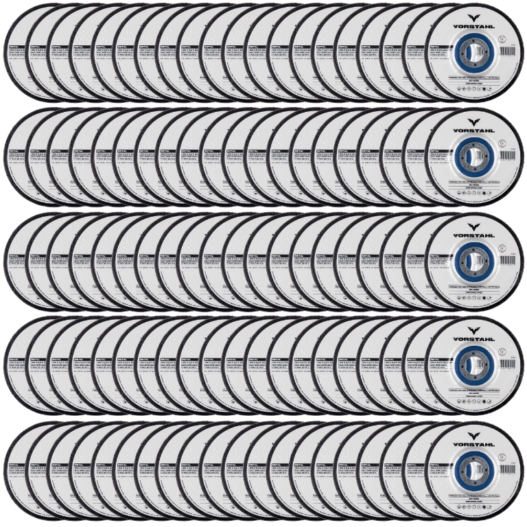 Tarcza do szlifowania metalu wypukła 230x6,0x22,2mm 100szt Vorstahl